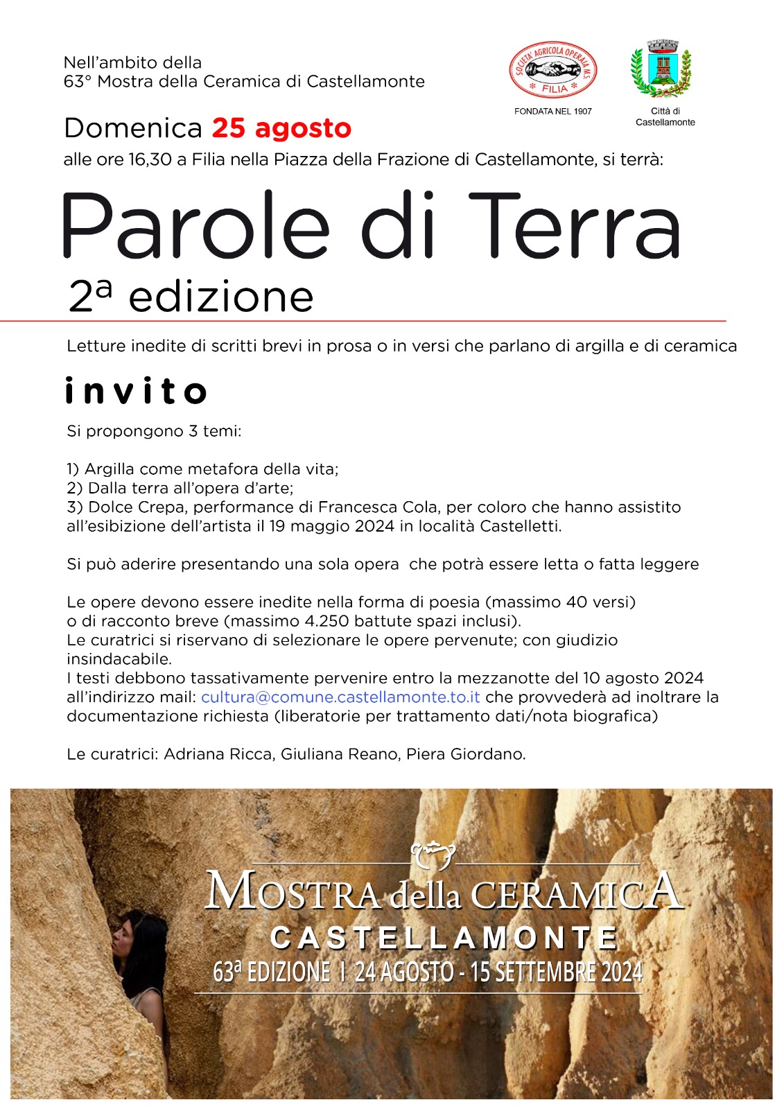 Locandina Parole di Terra 2
