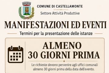Manifestazioni ed eventi sul territorio comunale 